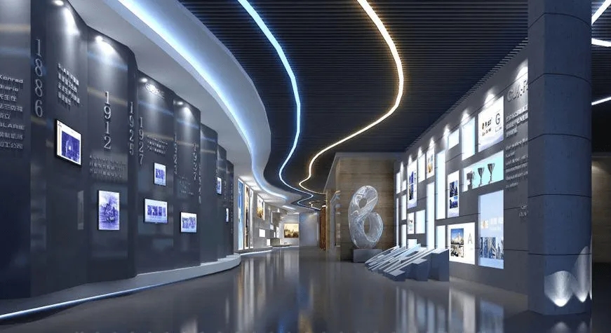展廳設(shè)計(jì) ，展廳 ，鑫時(shí)空